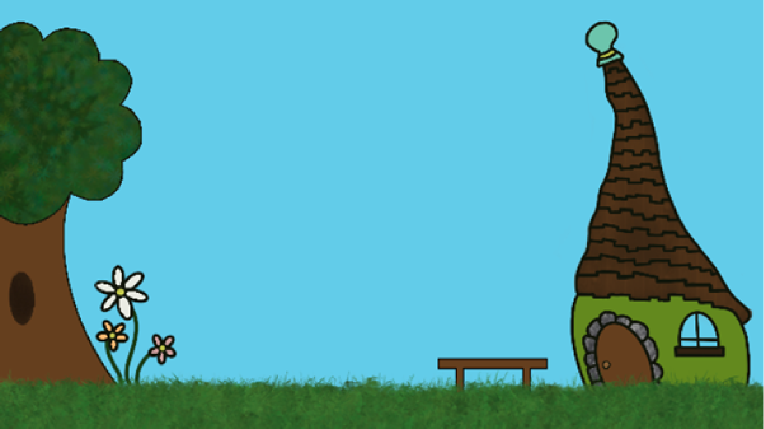 Wholesome Haven illustrated landscape